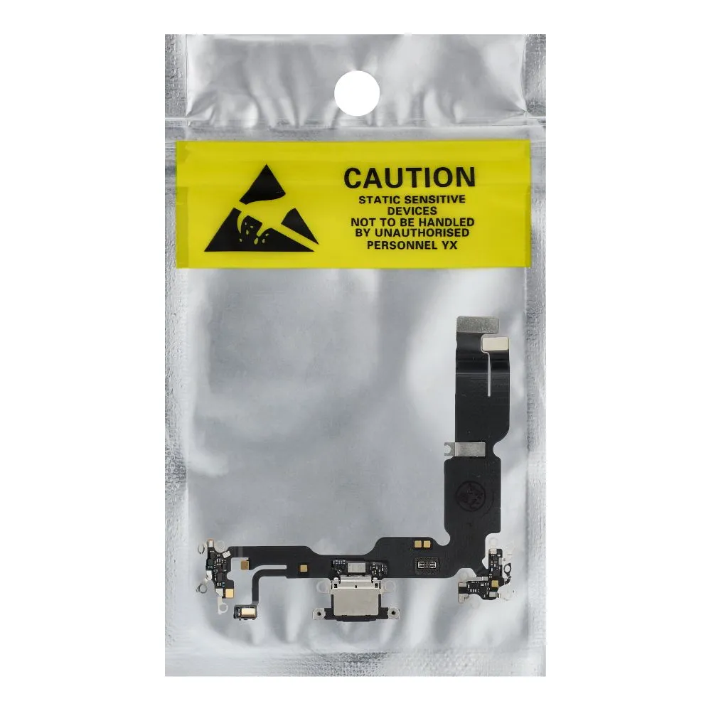 Charging flex USB passend für IPHONE 15 Plus black (pulled)