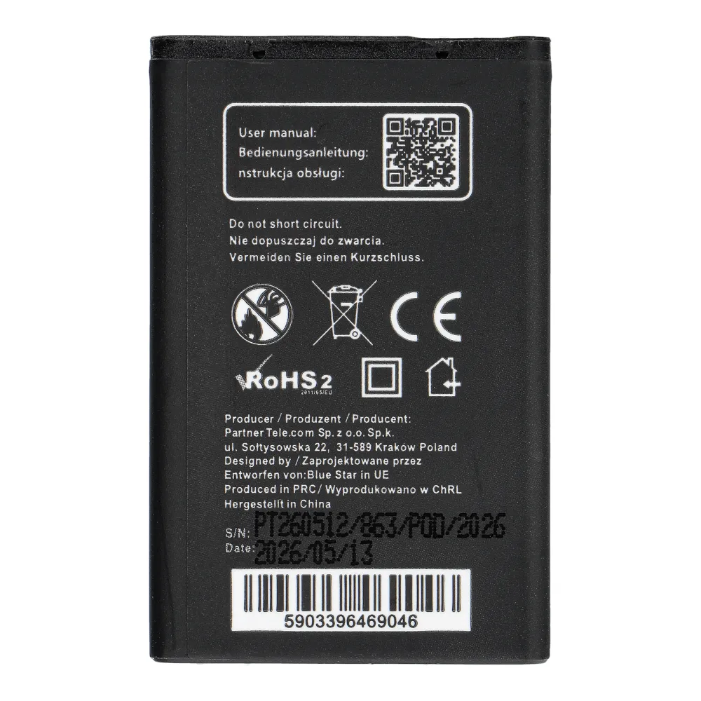 Battery Blue Starfor Maxcom MM820 MM440 MM105 MM570 MM461 MM462 MM432