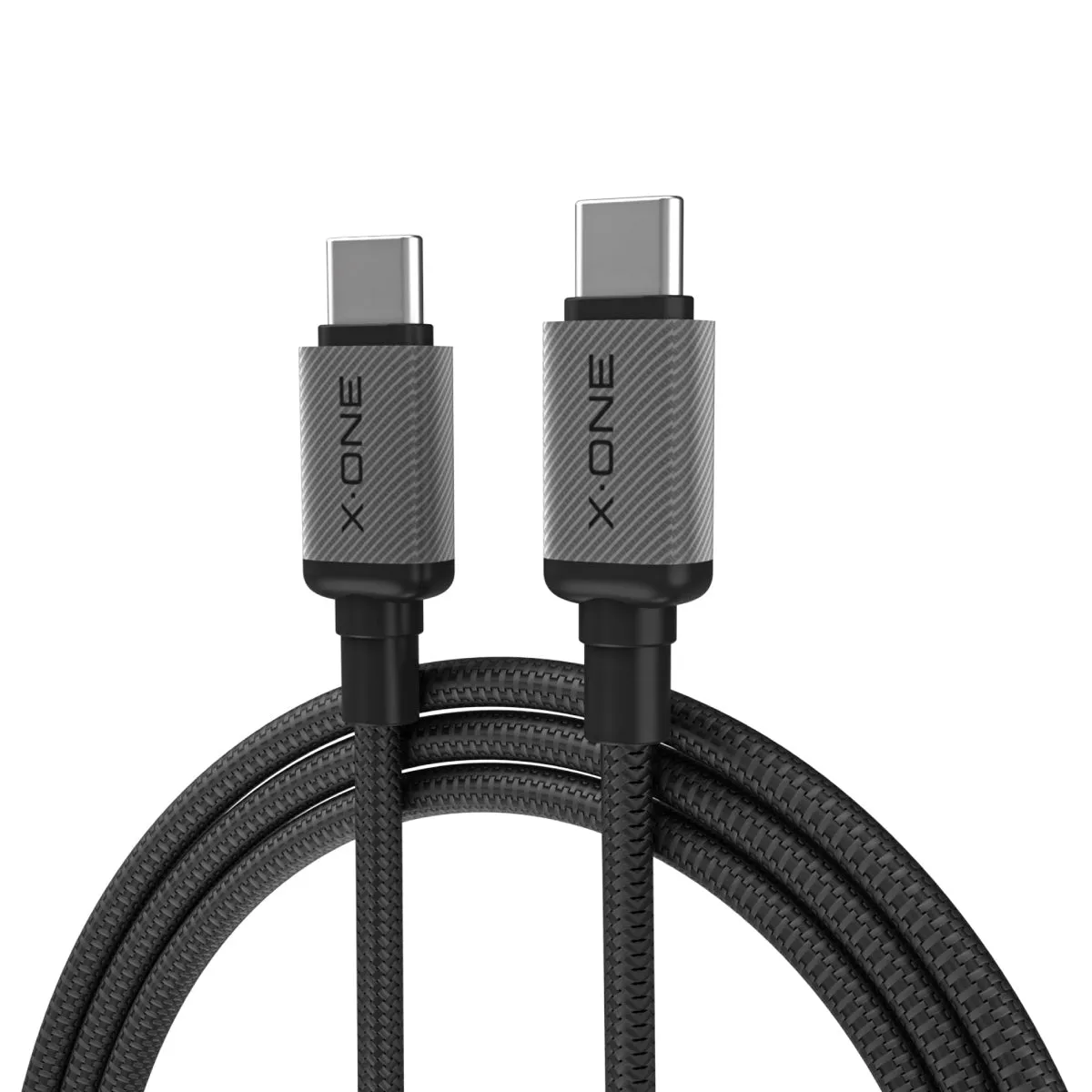 X-ONE TitanFlex data cable - type C to C - 5A max 240W 1,2 m black