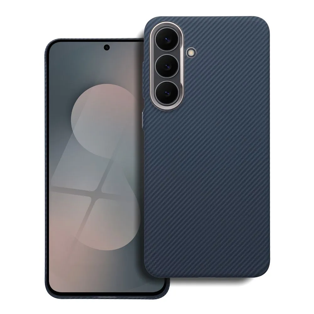 Case passend für Samsung A27 KEVLAR kompatibel mit MagSafe blue