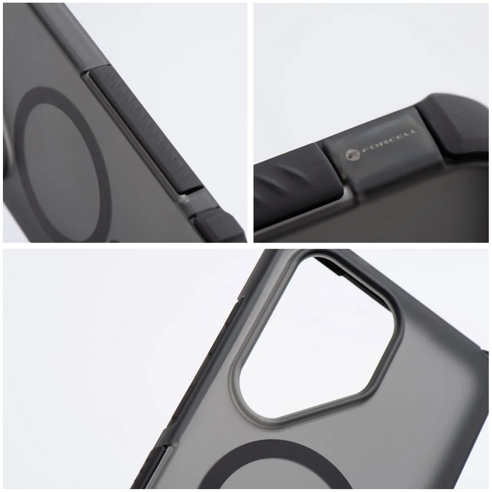 Case passend für Samsung S26 Forcell F-Protect BumperX Premium kompatibel mit MagSafe black