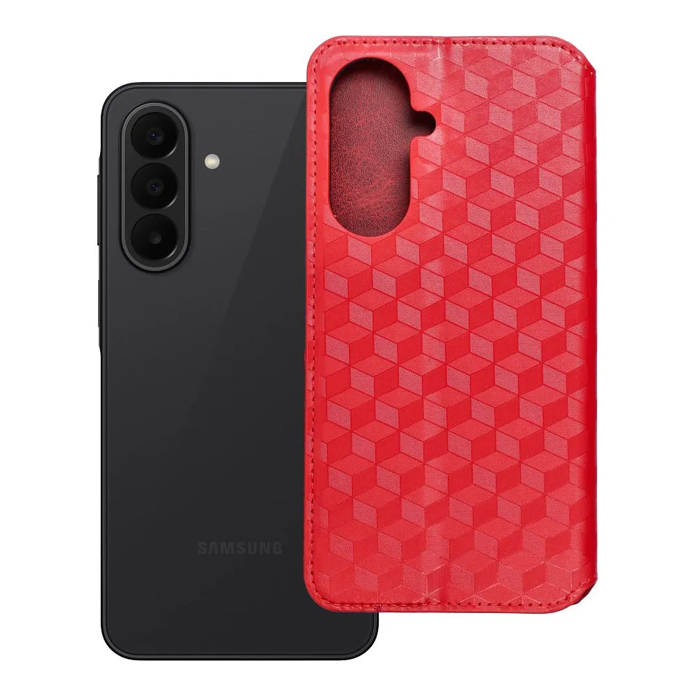 Flip case passend für Samsung A27 Cubic Book red
