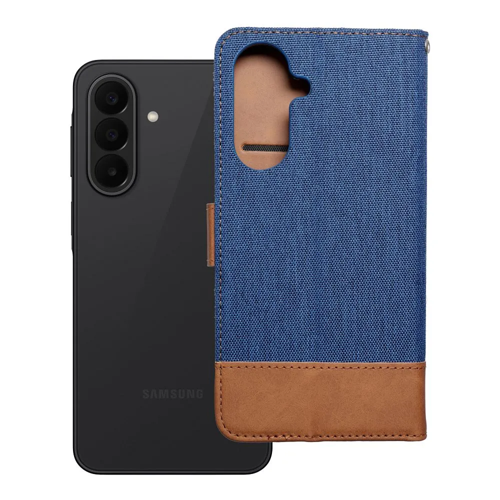 Flip case passend für Samsung A27 Jeans Book blue