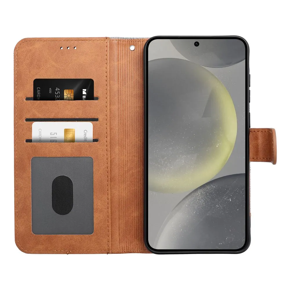 Flip case passend für Samsung A27 Jeans Book blue