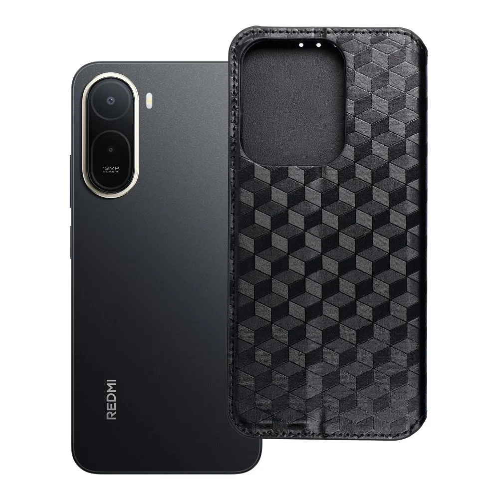 Flip case passend für Xiaomi Redmi A7 PRO Cubic Book black