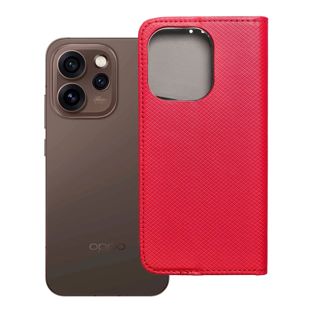 Flip case passend für Oppo Reno 15 PRO 5G Smart Case Book red