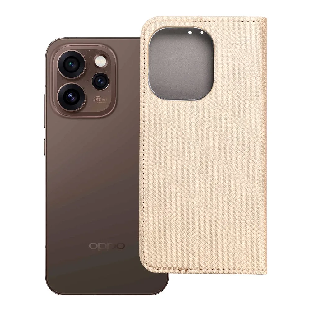 Flip case passend für Oppo Reno 15 PRO 5G Smart Case Book gold