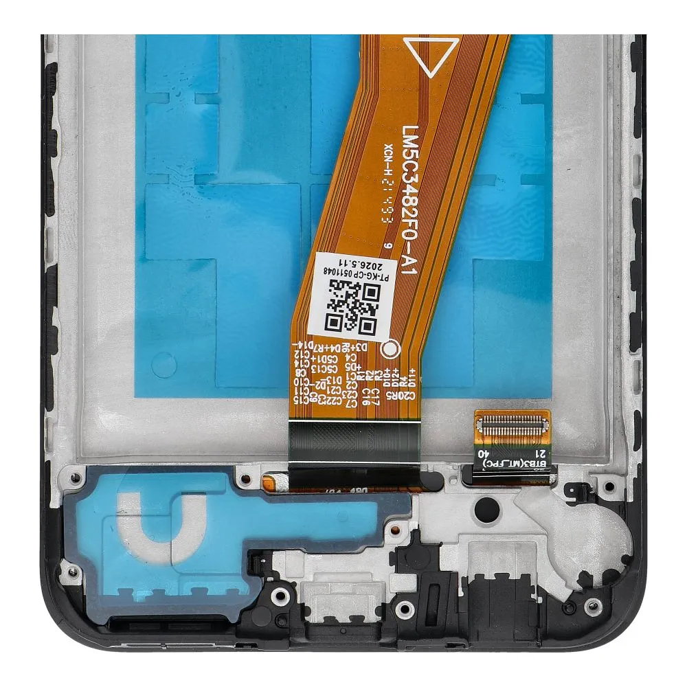FixCell LCD Display passend für SAMSUNG A03s OEM with frame