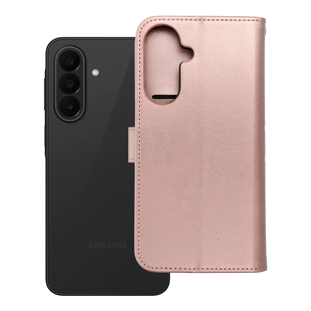 MEZZO Book Case passend für SAMSUNG A27 Mandala gold rosa