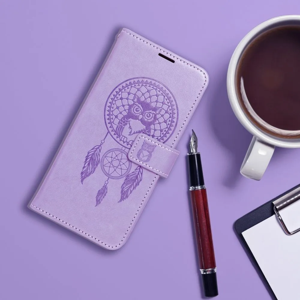MEZZO Book Holster passend für SAMSUNG A27 Traumfänger lila
