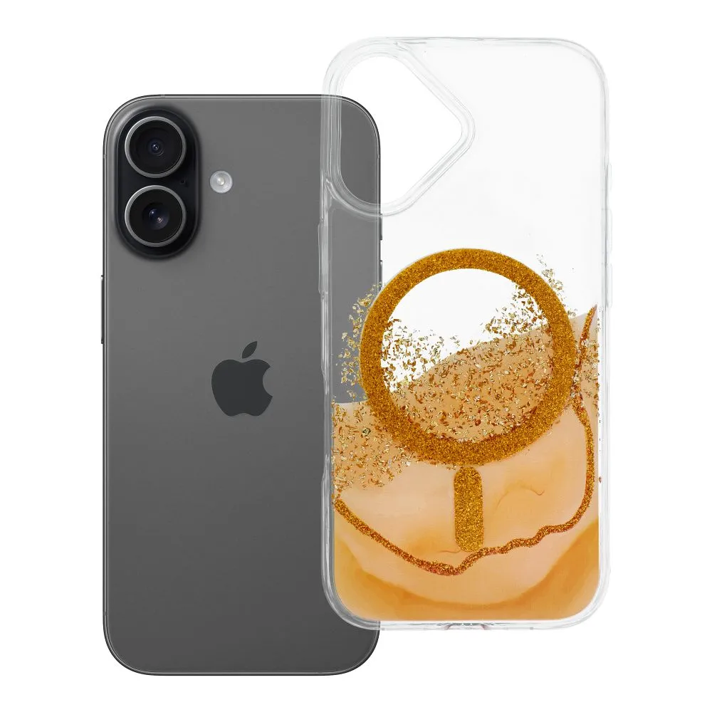 Case passend für iPhone 17 Golden kompatibel mit MagSafe gold