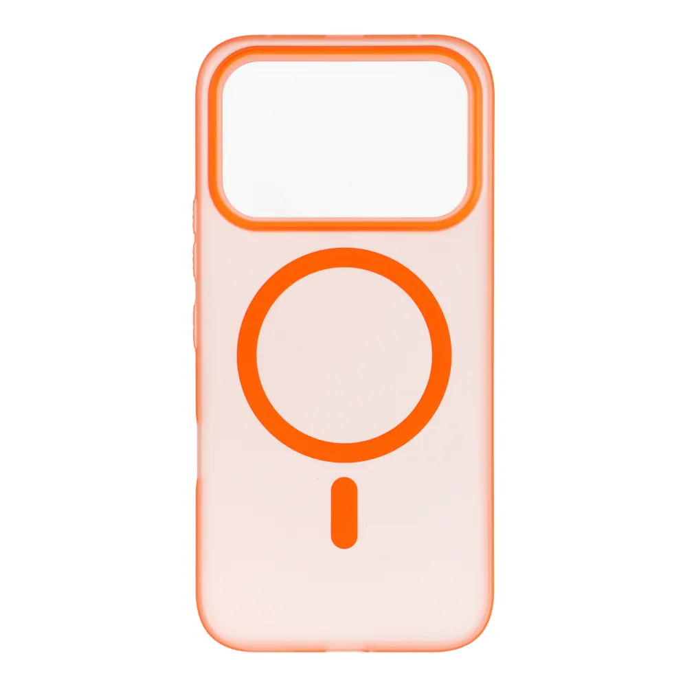 Case passend für Honor 600 / 600 PRO Go Orange kompatibel mit MagSafe orange