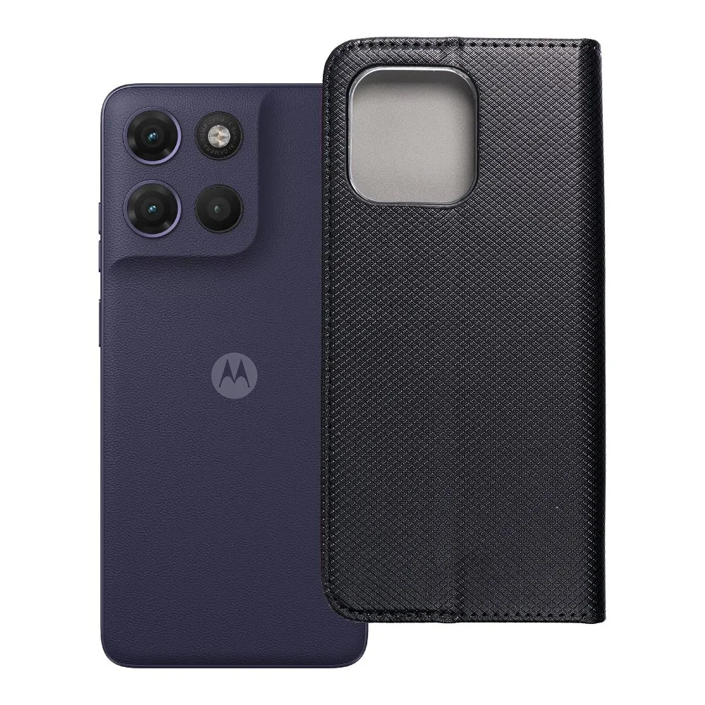 SMART CASE Buchholster passend für MOTOROLA G17 POWER schwarz