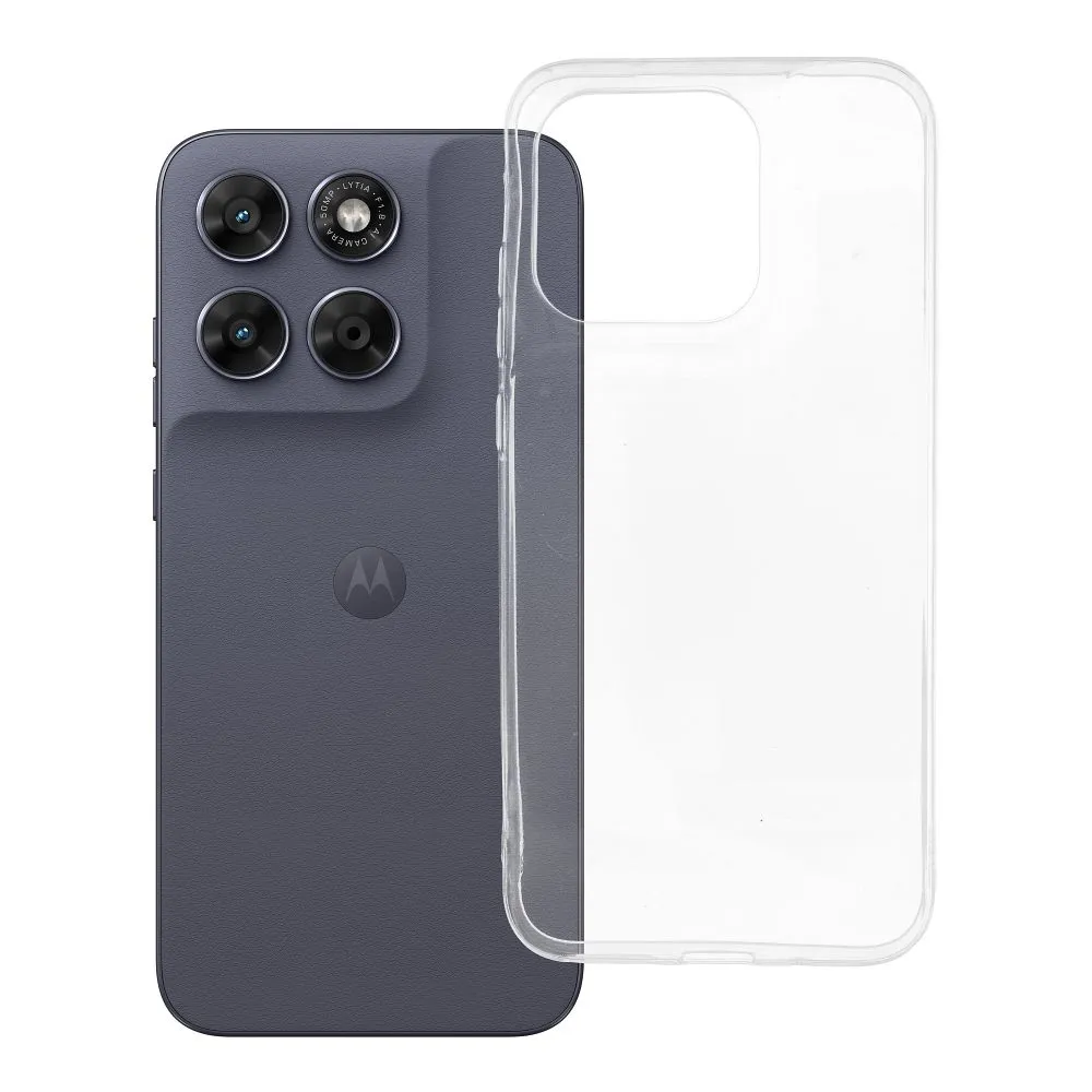 Case passend für Motorola G67 / G77 Back Case Ultra Slim 0,5 mm transparent