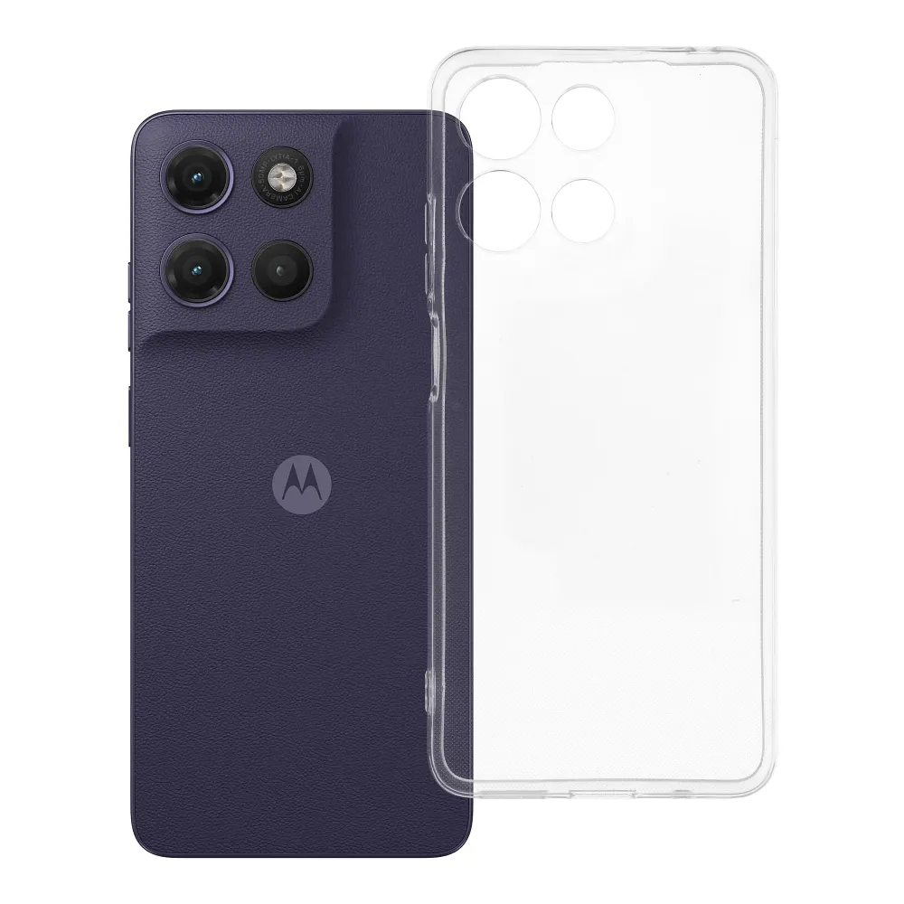 Case passend für Motorola G17 Clear Case 2 mm (camera protection) transparent