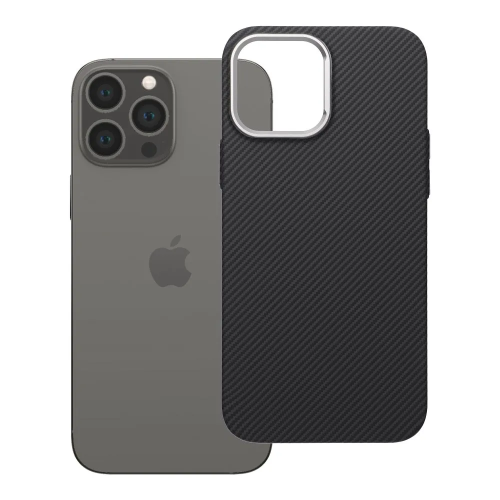 Case passend für iPhone 13 PRO MAX K-Look kompatibel mit MagSafe black