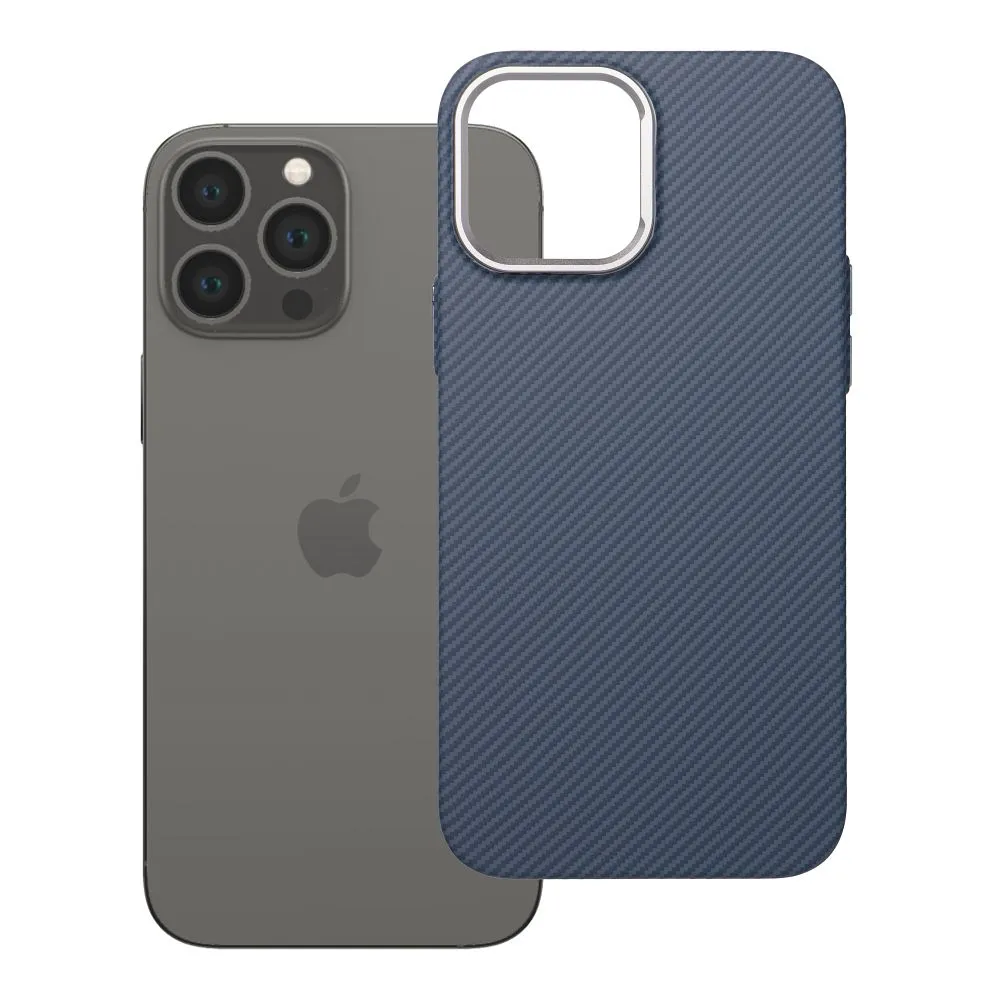 Case passend für iPhone 13 PRO MAX K-Look kompatibel mit MagSafe blue
