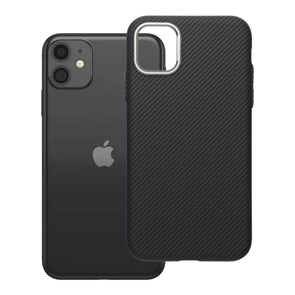 Case passend für iPhone 11 K-Look kompatibel mit MagSafe black