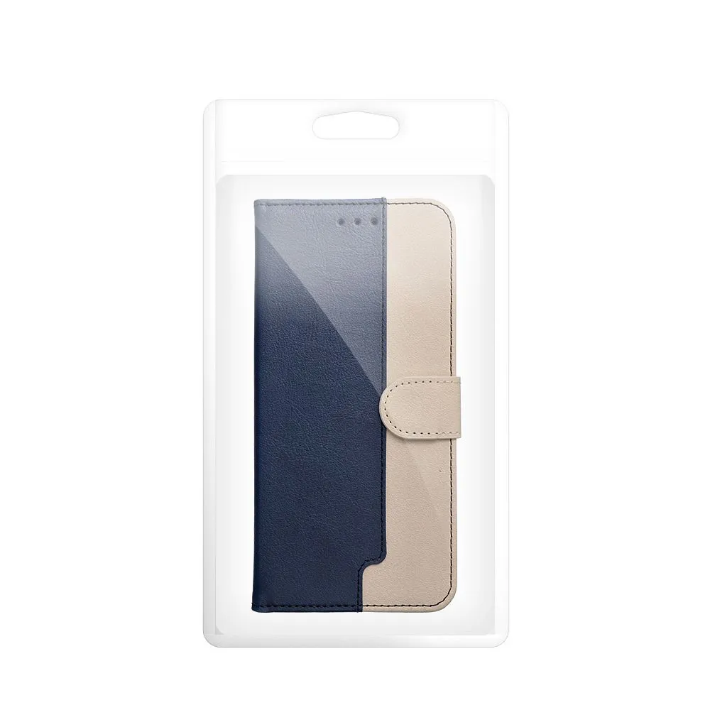 Flip case passend für Motorola G37 POWER Split Book navy and cream