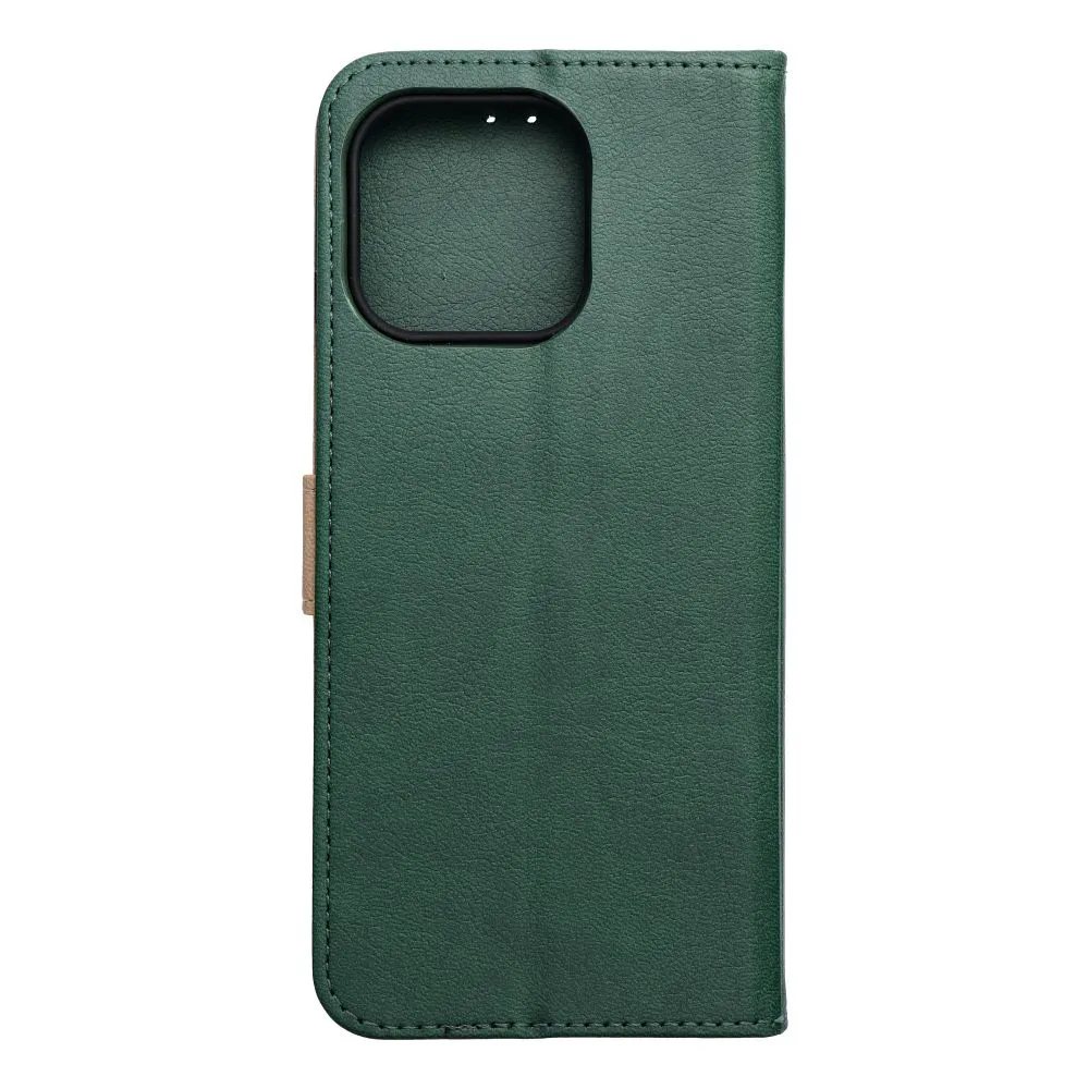 Flip case passend für Motorola G37 POWER Split Book green and gold
