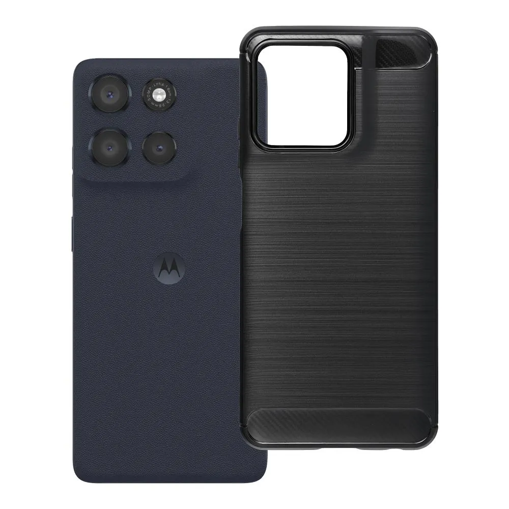 Case passend für Motorola G56 5G Carbon 2.0 black