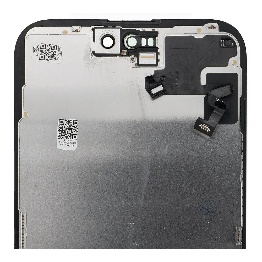 FixCell LCD Display passend für IPHONE 15 PLUS Super Retina XDR + sensor flex (refurbished)