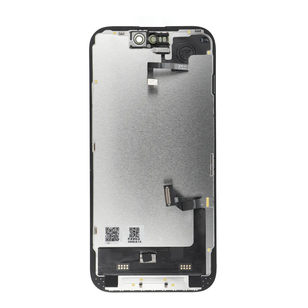 FixCell LCD Display passend für IPHONE 15 SOFT OLED 120Hz Proximity light sensor flex cable (Diagnosable: Used)