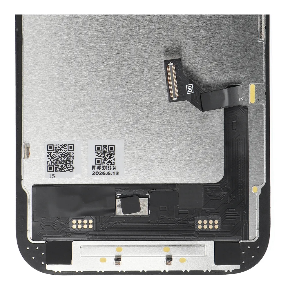FixCell LCD Display passend für IPHONE 15 SOFT OLED 120Hz Proximity light sensor flex cable (Diagnosable: Used)