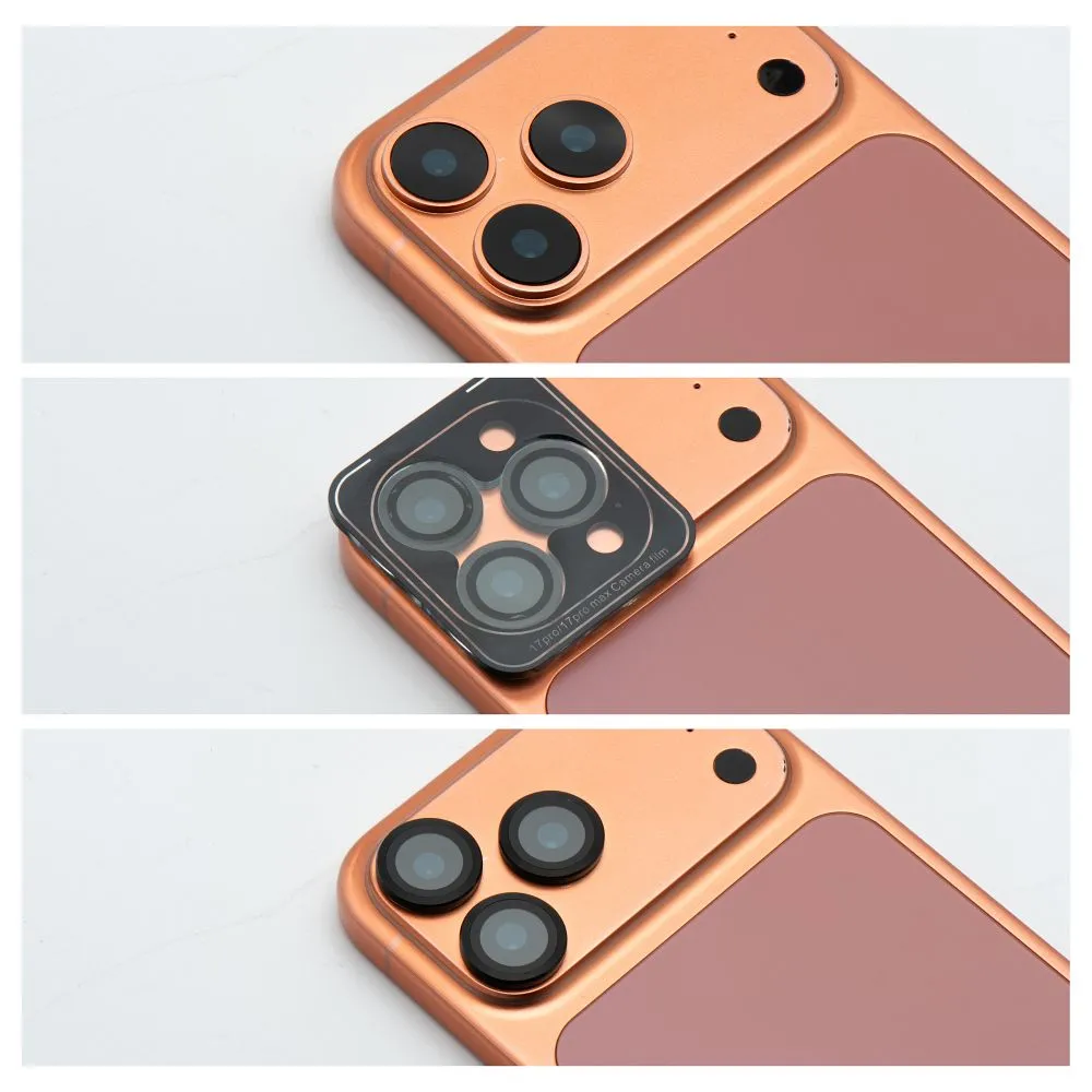 Tempered Glass Camera Lens Protector passend für iPhone 15 / 15 PLUS Blue Star Easy Install black