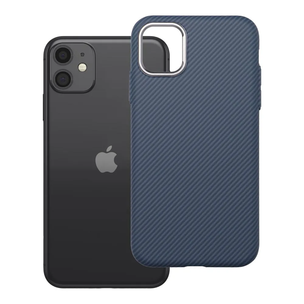 Case passend für iPhone 11 K-Look kompatibel mit MagSafe blue