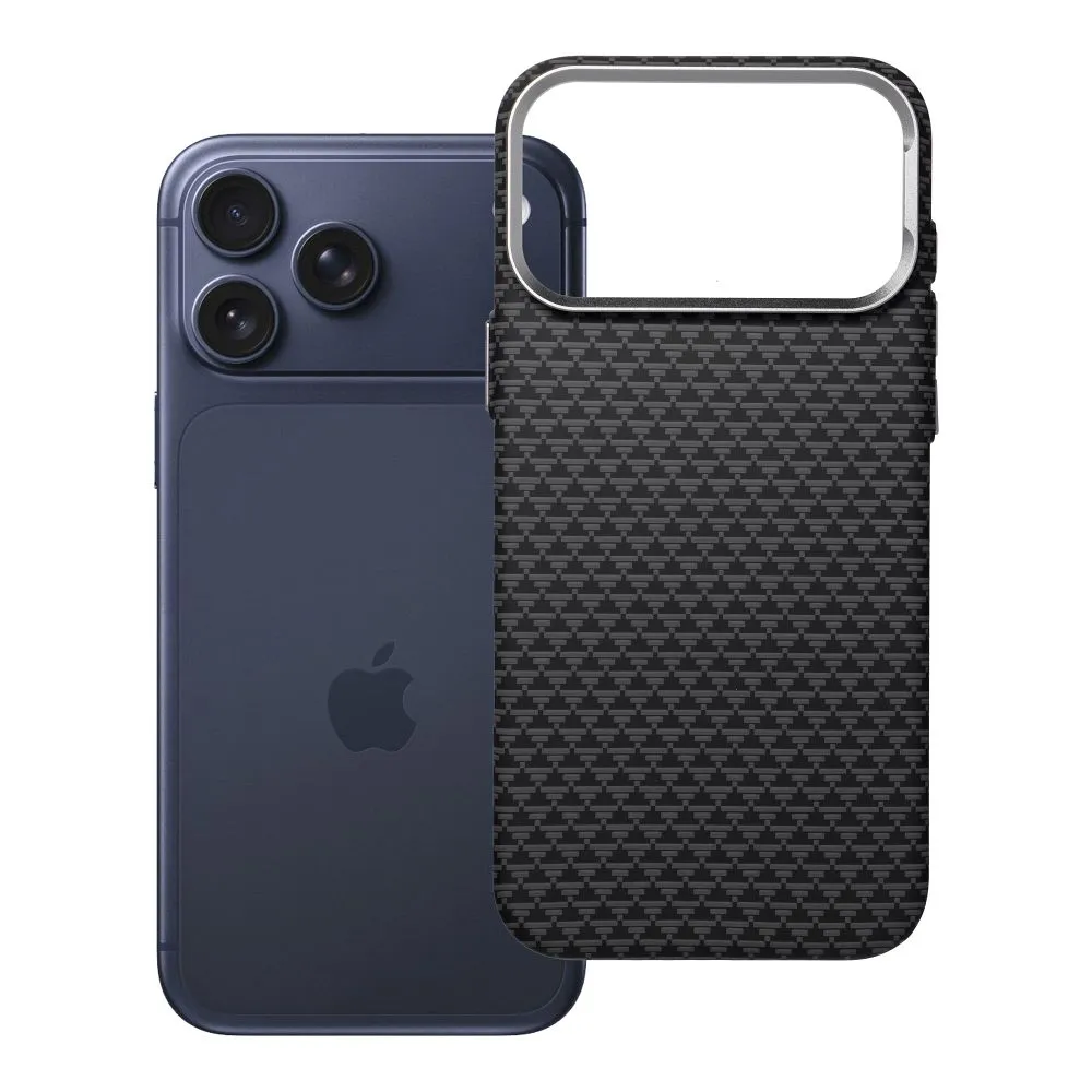 Case passend für iPhone 17 Pro Max / 18 Pro Max (low camera edge) K-Look kompatibel mit MagSafe black v2