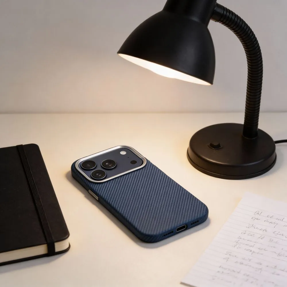Case passend für iPhone 15 PRO MAX K-Look kompatibel mit MagSafe blue