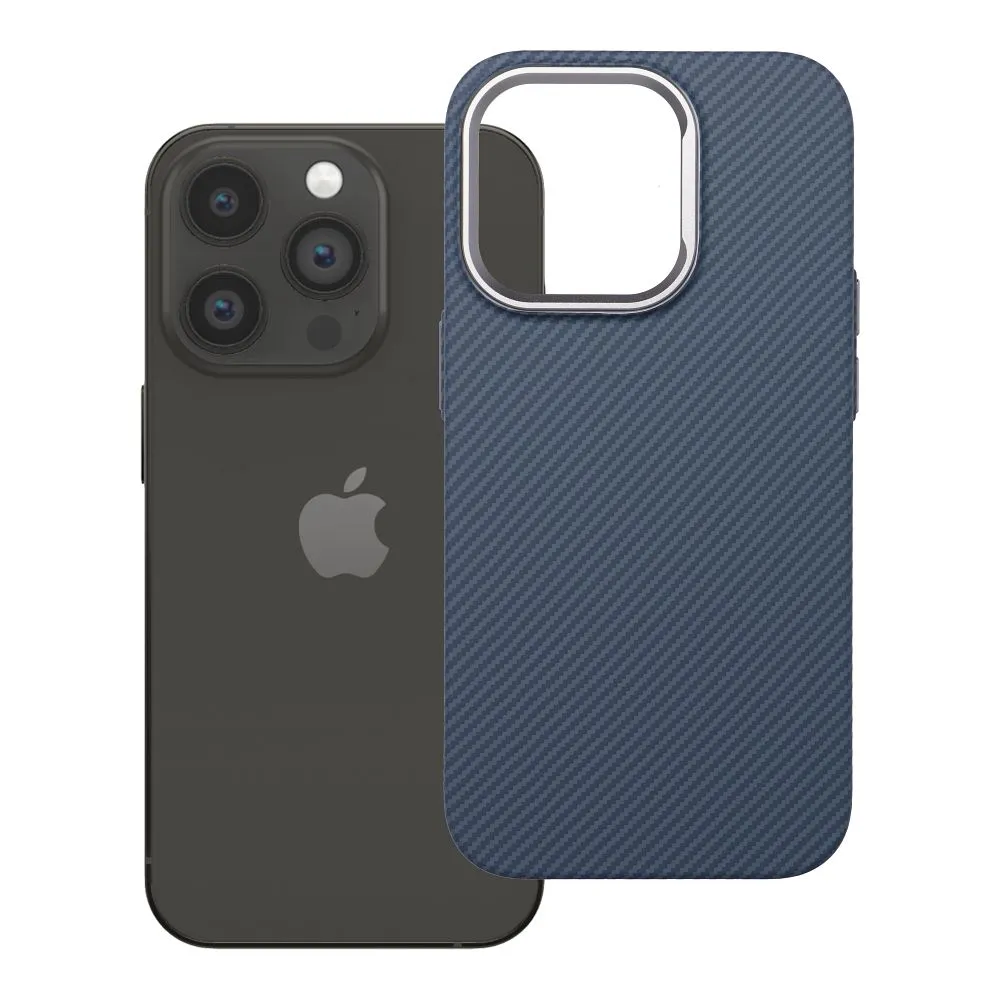 Case passend für iPhone 14 PRO K-Look kompatibel mit MagSafe blue