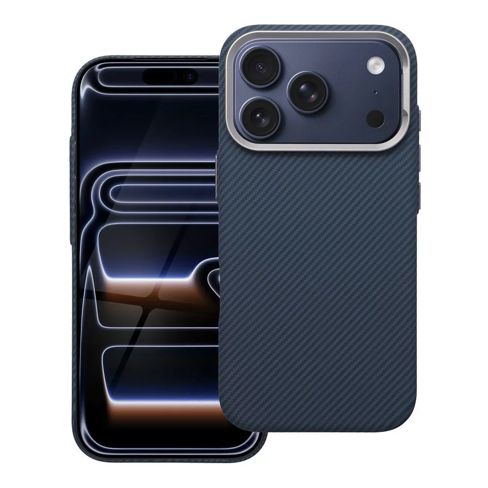 Case passend für iPhone 14 PRO K-Look kompatibel mit MagSafe blue