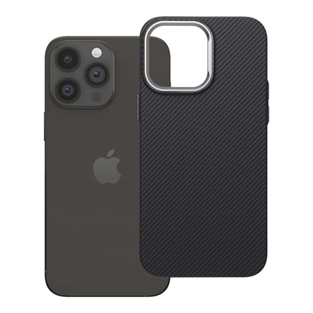 Case passend für iPhone 14 PRO MAX K-Look kompatibel mit MagSafe black