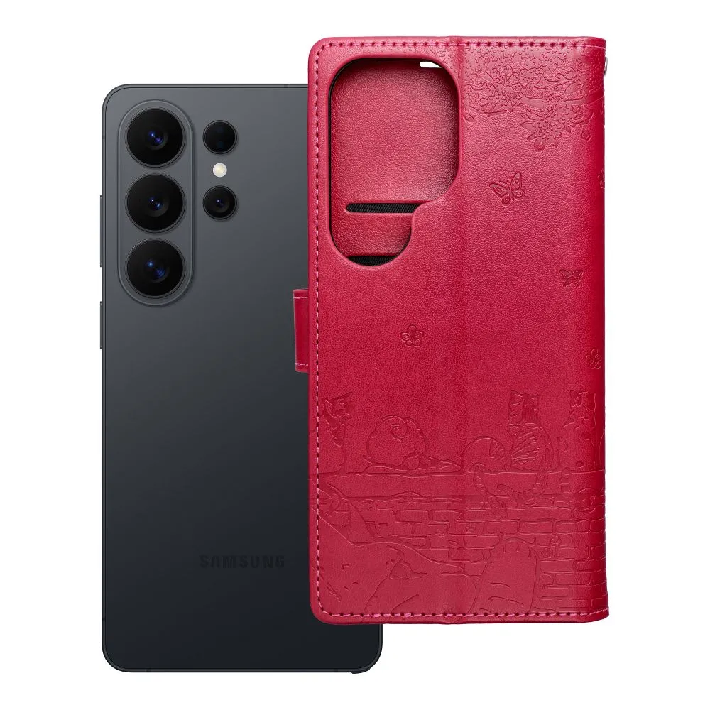 Flip case passend für Motorola G17 Mezzo Book cats red