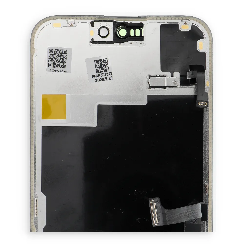 FixCell LCD Display passend für IPHONE 15 PRO MAX SOFT OLED 120Hz Proximity light sensor flex cable (Diagnosable: Used)
