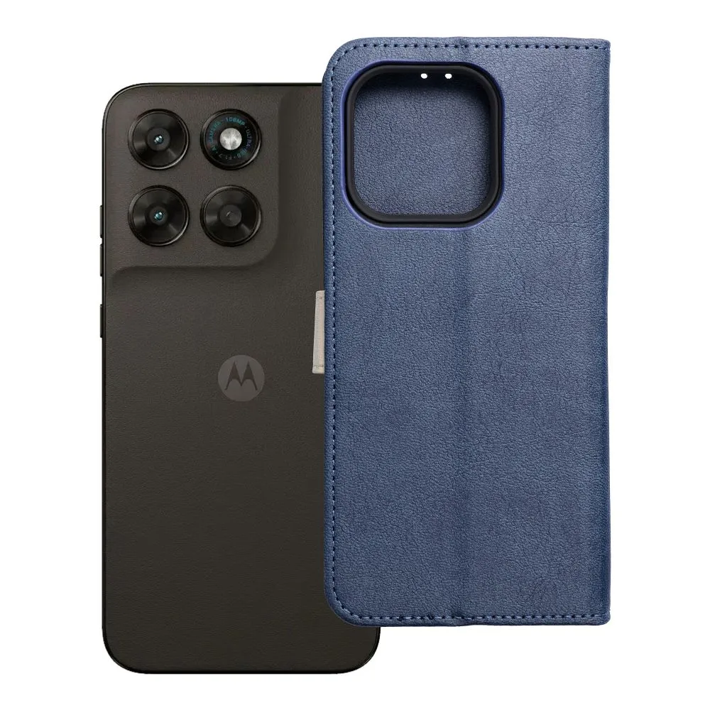 Flip case passend für Motorola G67 / G77 Split Book navy and cream