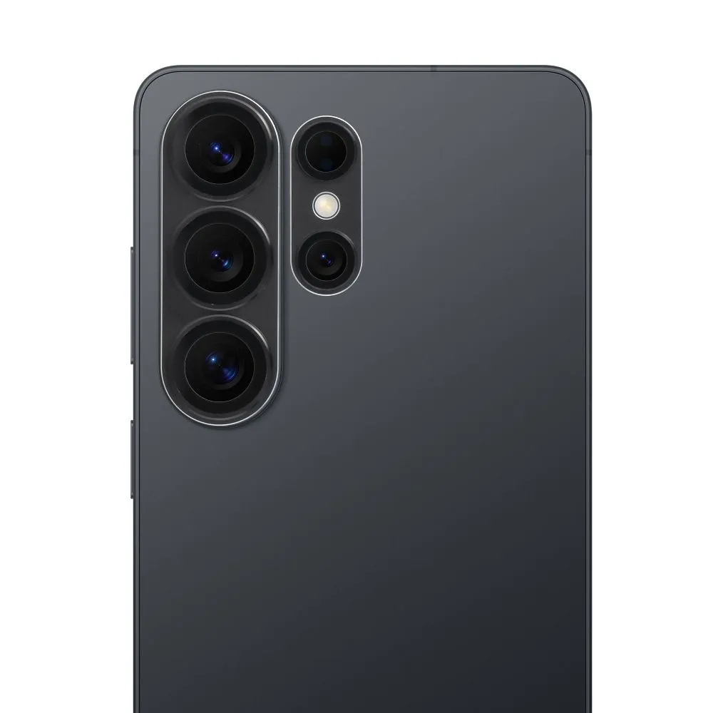 Tempered Glass Camera Lens passend für Samsung S26 ULTRA AR+AF Full Metal black