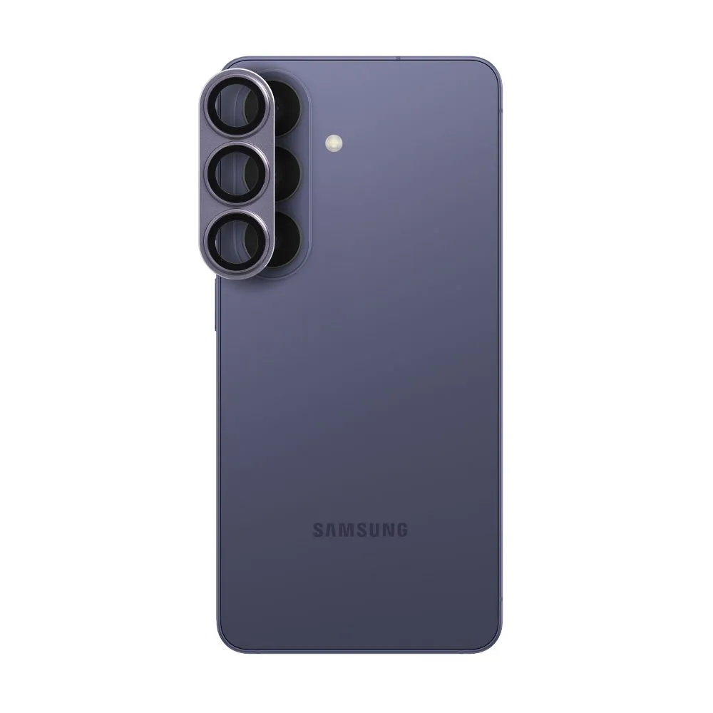 Tempered Glass Camera Lens passend für Samsung S26 AR+AF Full Metal purple