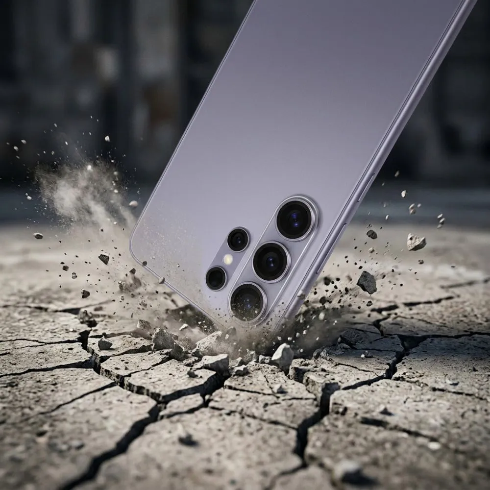 Tempered Glass Camera Lens passend für Samsung S26 ULTRA AR+AF Full Metal purple