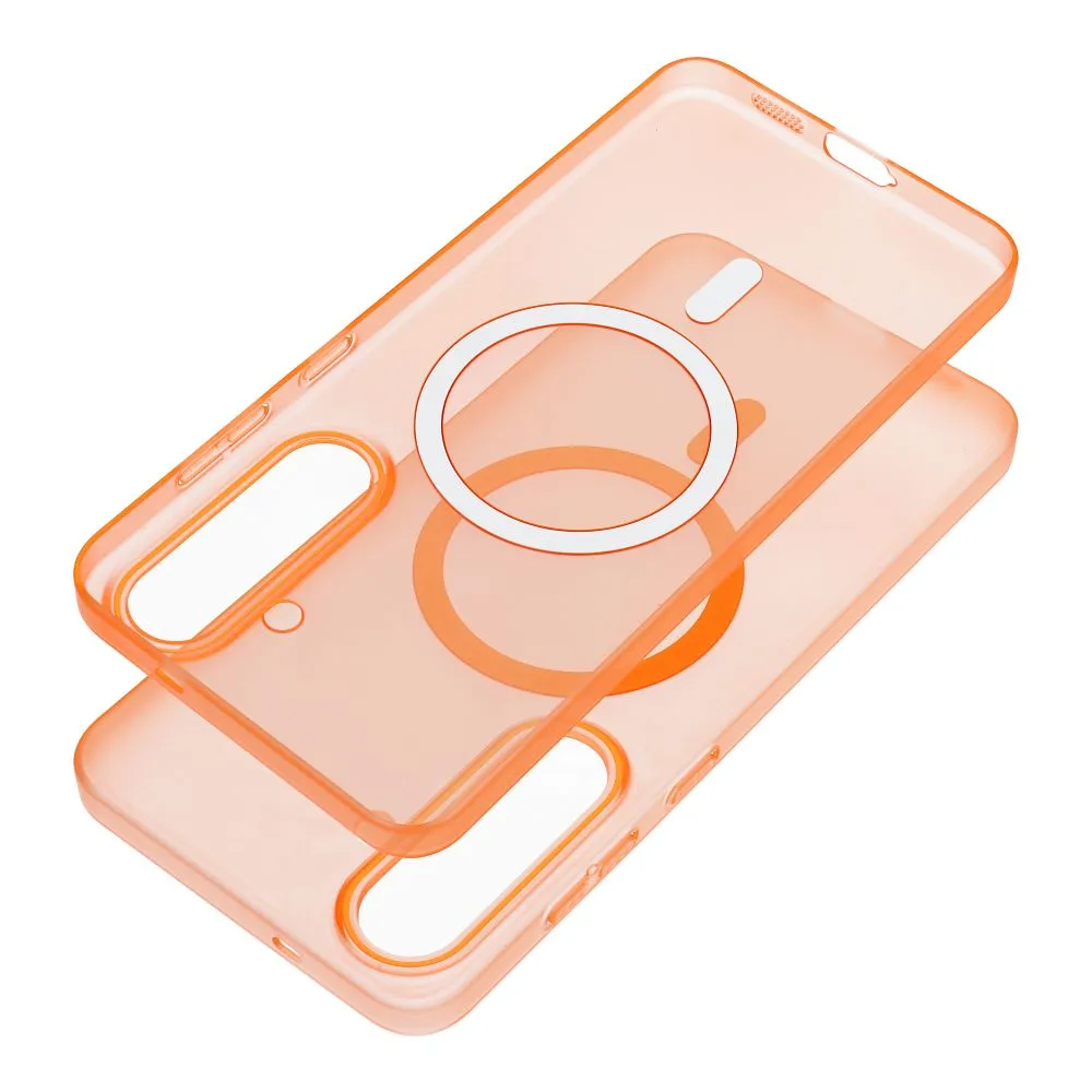Case passend für Honor 600 LITE Go Orange kompatibel mit MagSafe orange