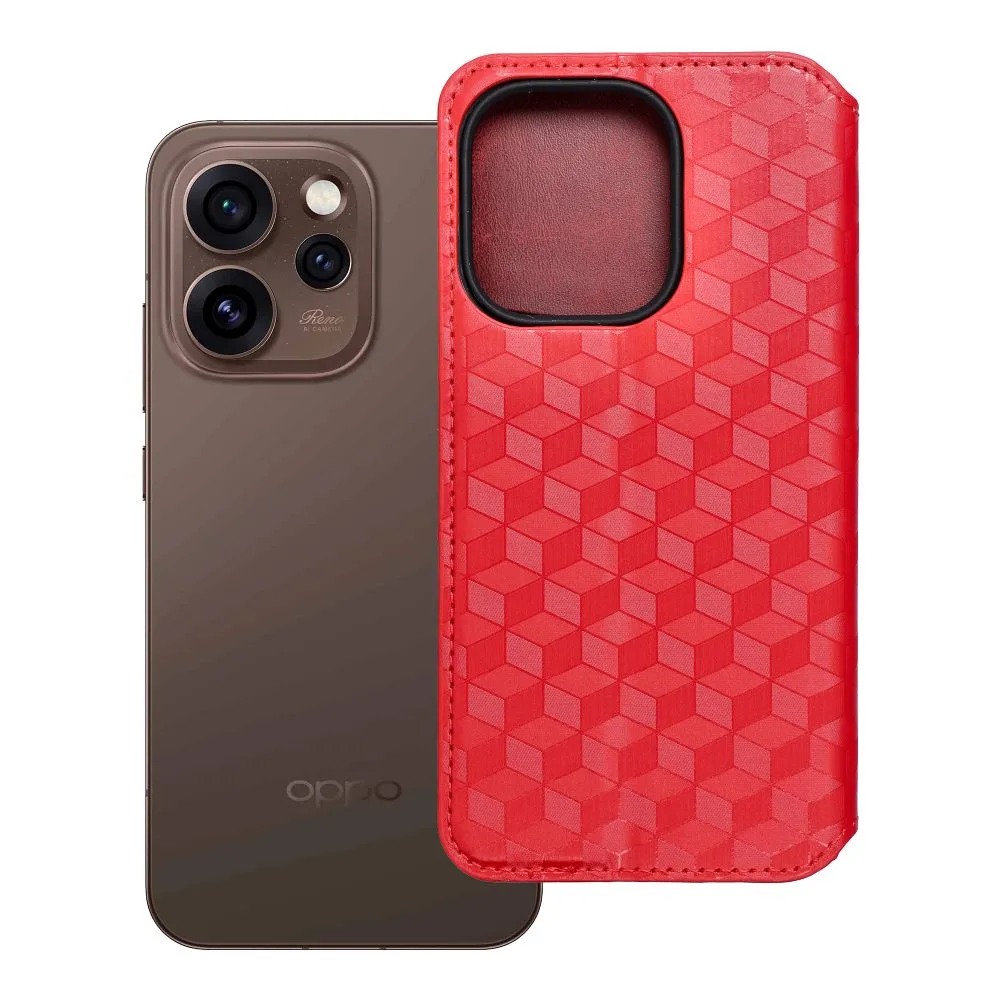 Flip case passend für Oppo Reno 15 Pro 5G Cubic Book red