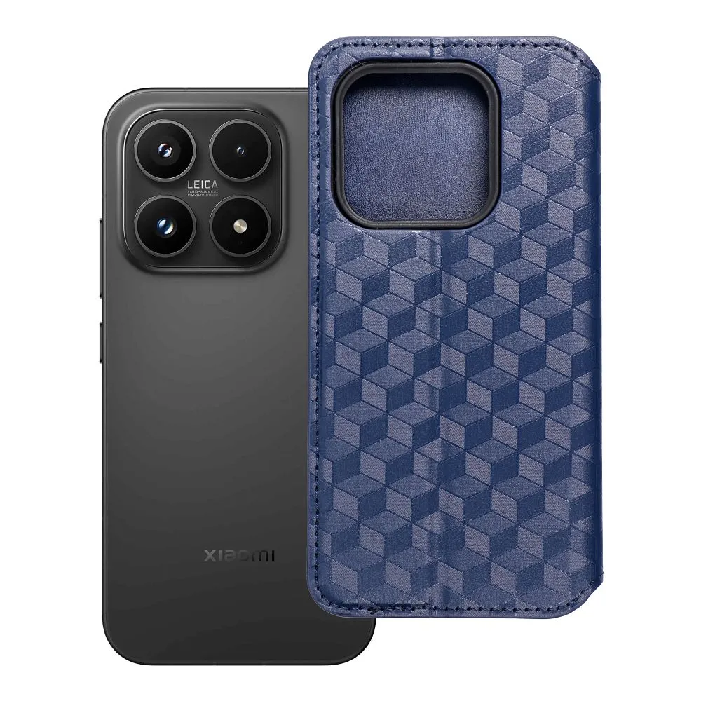 Flip case passend für Xiaomi 17 Cubic Book blue
