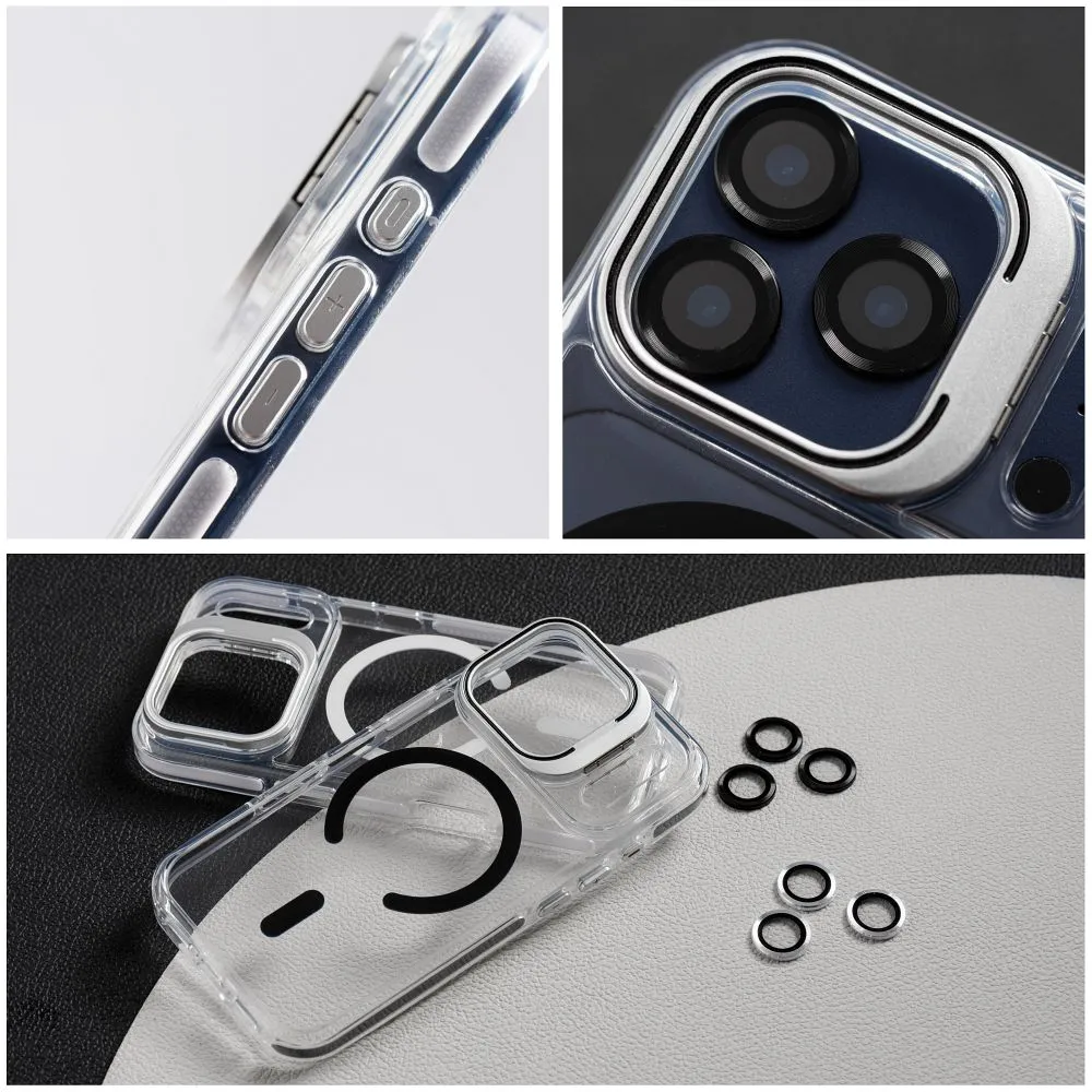 Case passend für iPhone 17 Pro / 18 Pro Lens Mag Cover kompatibel mit MagSafe black