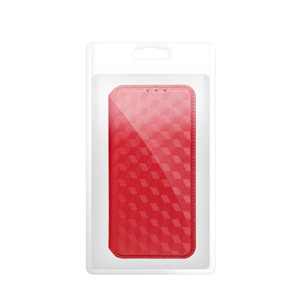 Flip case passend für Motorola G17 POWER Cubic Book red