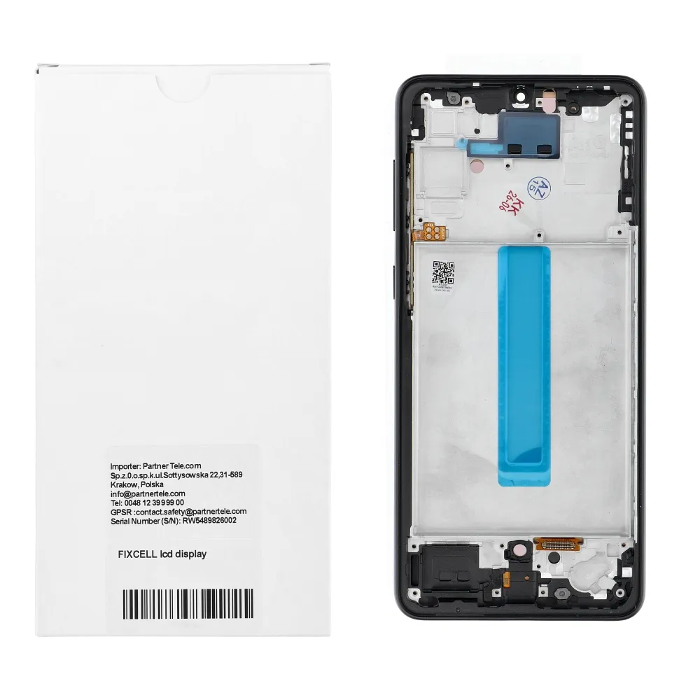 REWA lcd display passend für SAMSUNG A33 5G OLED black with frame