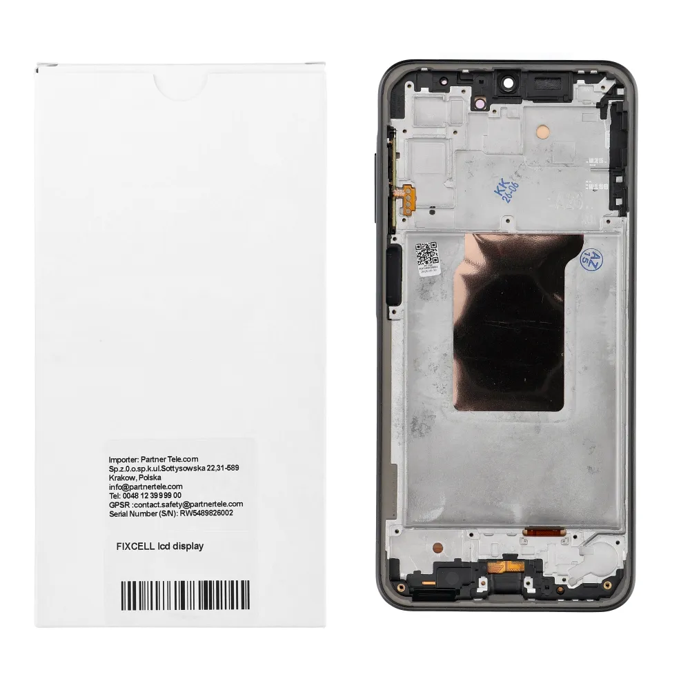 REWA lcd display passend für SAMSUNG A26 OLED black with frame