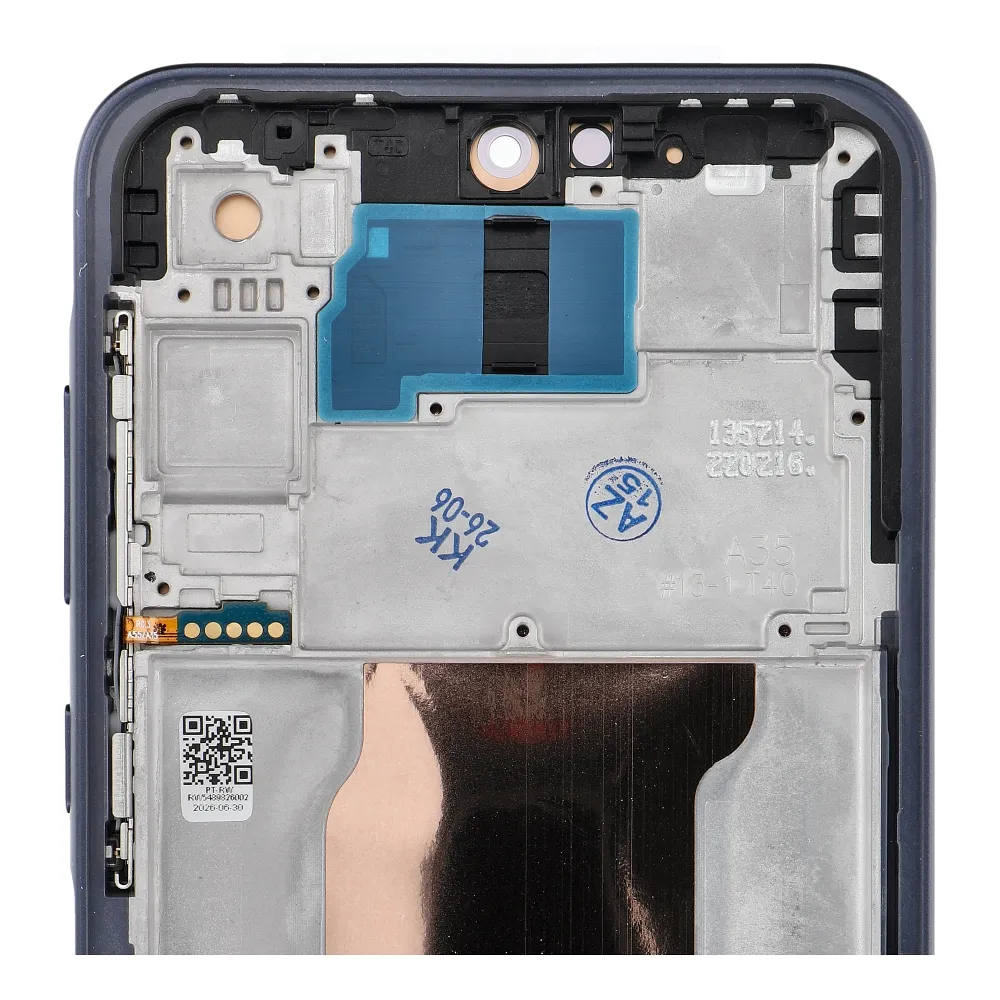 REWA lcd display passend für SAMSUNG A35 OLED black with frame