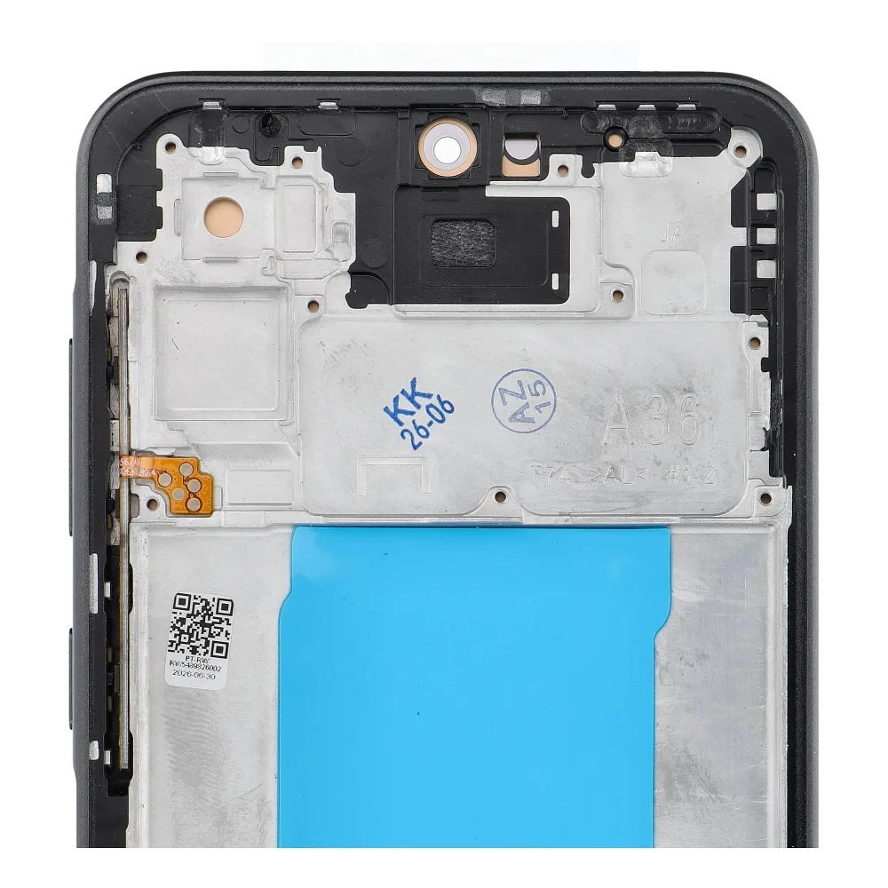 REWA lcd display passend für SAMSUNG A36 OLED black with frame